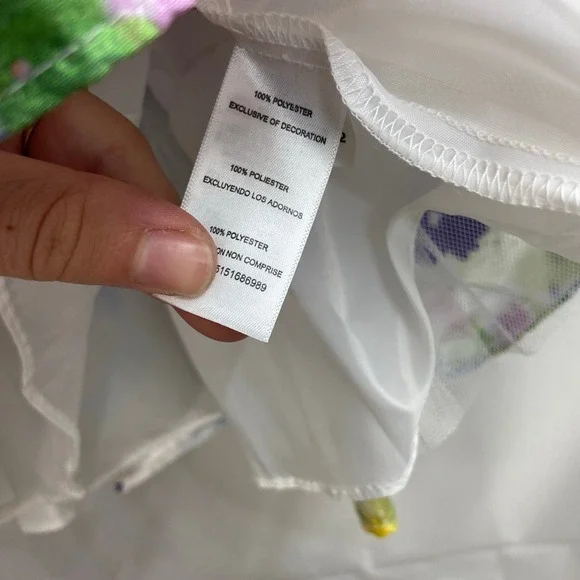 NEW Youngland toddler girl's floral‎ formal belted sequin satin lined dress 2T - Picture 6 of 9